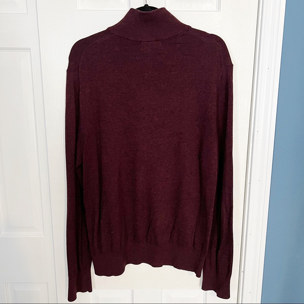 Banana Republic Luxe Collection Quarter-Zip Sweater - Picture 5 of 6